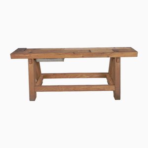 Brown Oak Workbench, 1950s-TL-2034828