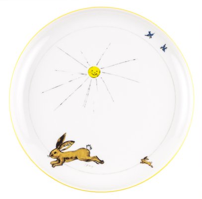 Brown Porcelain Collection Plate from Litolff, 1946-VLO-963039