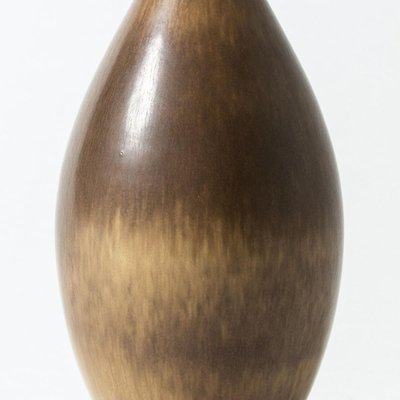 Brown Stoneware Vase by Berndt Friberg-NL-890172