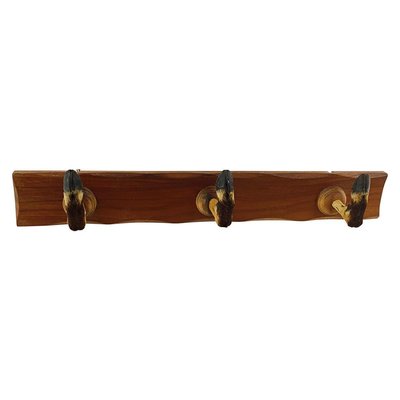 Brown Wooden Coat Rack, France, 1960s-UR-1367258