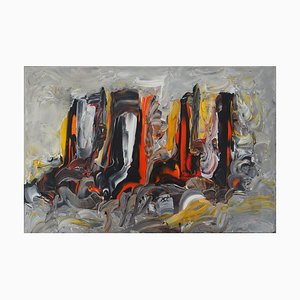 Bruno Cantais, Surgissement, Acrylic on Canvas, Signed-KHH-2044068