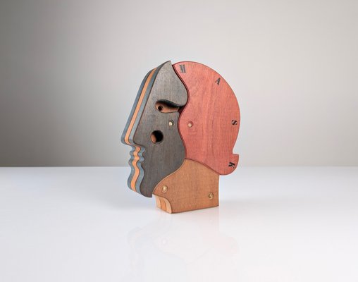 Bruno Chersicla, Sculpture Mask, 1980s, Wood-JJT-2016501