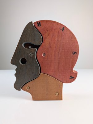 Bruno Chersicla, Sculpture Mask, 1980s, Wood-JJT-2016501