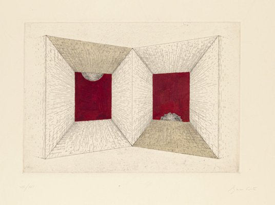 Bruno Conte, Composition, Etching, 1960s-ZCI-900784