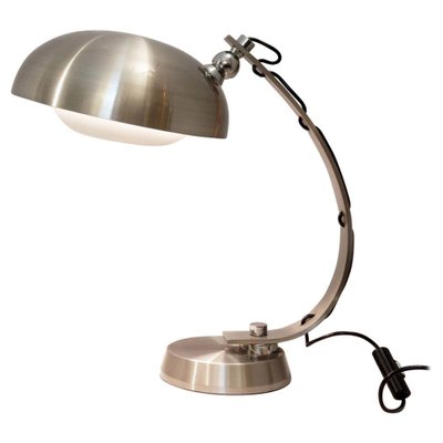 Brushed Chrome Arc Desk Lamp-FGA-923807