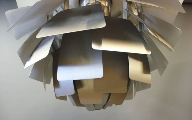 Brushed Steel Artichoke Ceiling Lamp by Poul Henningsen for Louis Poulsen, 2009-UY-590164