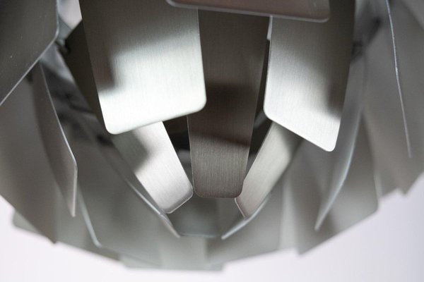 Brushed Steel Artichoke Pendant by Poul Henningsen, 1958-UY-834189