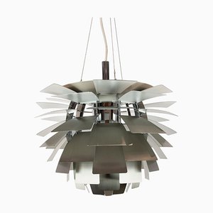 Brushed Steel Artichoke Pendant by Poul Henningsen, 1958-UY-834189