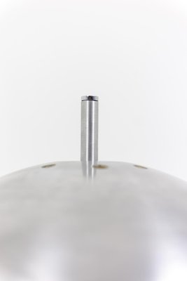 Brushed Steel Mushroom Lamp, 1970s-CEJ-1079183