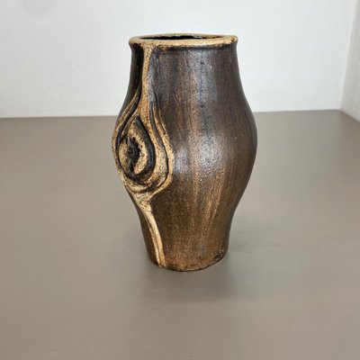 Brutalist Abstract Studio Pottery Vase by Gerhard Liebenthron, Germany, 1980s-QZ-1159860