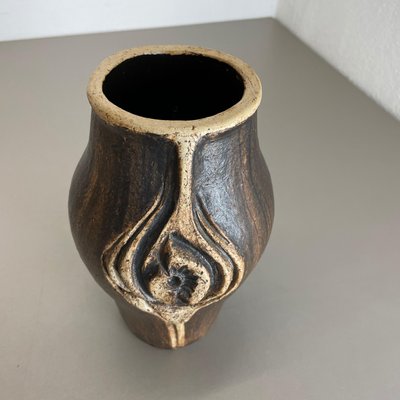 Brutalist Abstract Studio Pottery Vase by Gerhard Liebenthron, Germany, 1980s-QZ-1159860