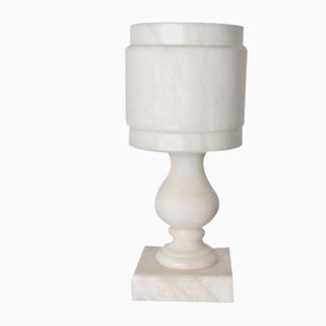 Brutalist Alabaster Table Lamp, Spain, 1980-EJE-1028092