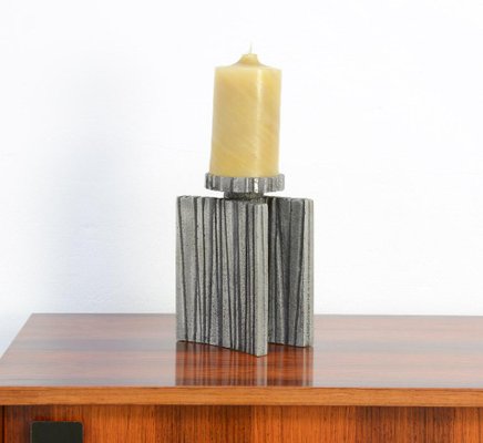 Brutalist Aluminium Candleholder by Willy Ceysens, 1960s-VT-640054