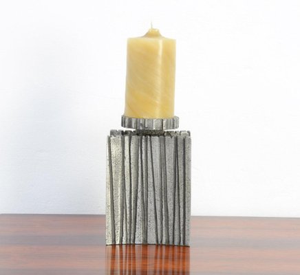 Brutalist Aluminium Candleholder by Willy Ceysens, 1960s-VT-640054