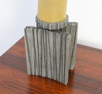 Brutalist Aluminium Candleholder by Willy Ceysens, 1960s-VT-640054