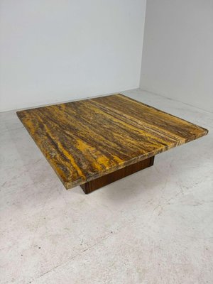 Brutalist Amber Stone Coffee Table-GNW-1759967