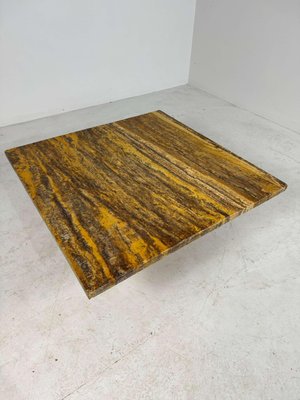 Brutalist Amber Stone Coffee Table-GNW-1759967