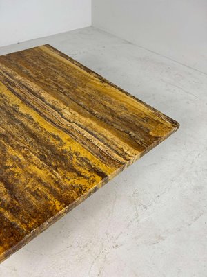 Brutalist Amber Stone Coffee Table-GNW-1759967