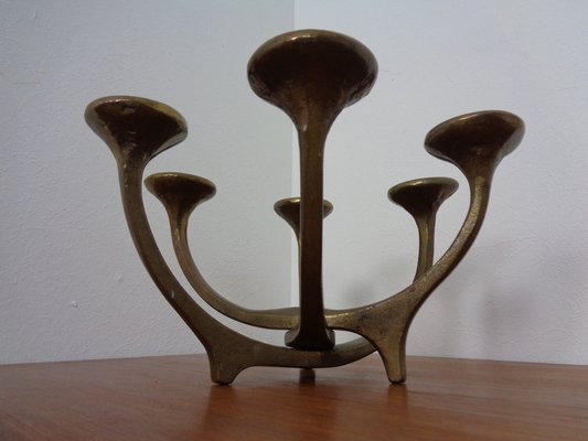 Brutalist Austrian Bronze Candleholder, 1960s-RDW-1293222