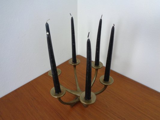 Brutalist Austrian Bronze Candleholder, 1960s-RDW-1293222