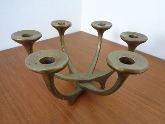 Brutalist Austrian Bronze Candleholder, 1960s-RDW-1293222