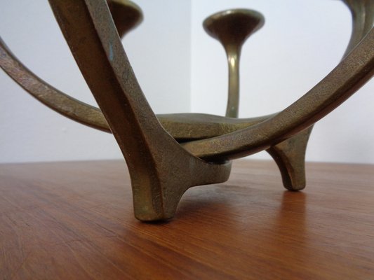 Brutalist Austrian Bronze Candleholder, 1960s-RDW-1293222