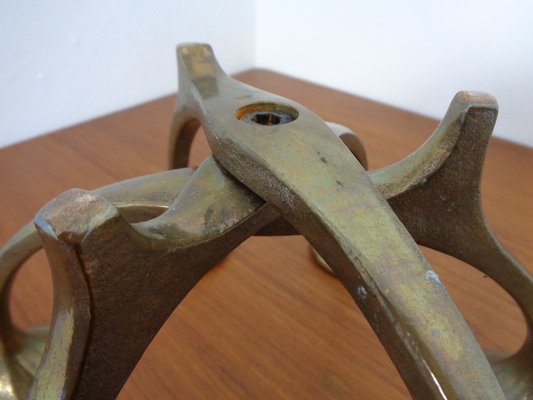 Brutalist Austrian Bronze Candleholder, 1960s-RDW-1293222