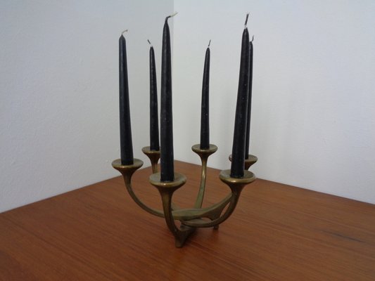 Brutalist Austrian Bronze Candleholder, 1960s-RDW-1293222