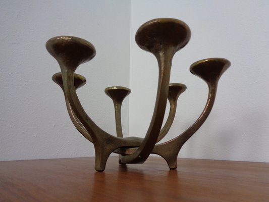 Brutalist Austrian Bronze Candleholder, 1960s-RDW-1293222