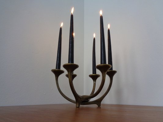 Brutalist Austrian Bronze Candleholder, 1960s-RDW-1293222