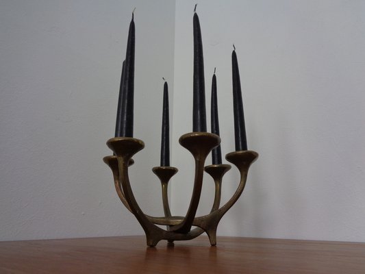 Brutalist Austrian Bronze Candleholder, 1960s-RDW-1293222