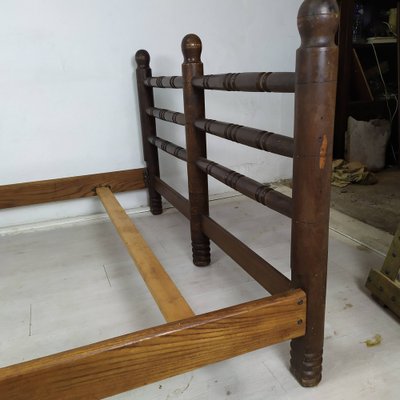 Brutalist Bed Frame by Charles Dudouyt, 1940s-EAD-1719284