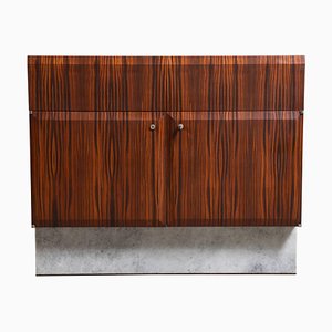 Brutalist Belgian Rosewood Sideboard by De Coene for Coene de Frères, 1960s-KL-620443