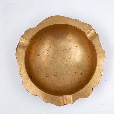 Brutalist Brass Ashtray, 1950s-NYF-2019132