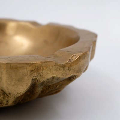 Brutalist Brass Ashtray, 1950s-NYF-2019132