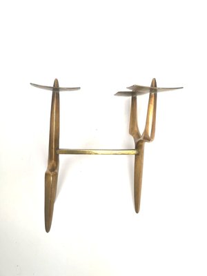 Brutalist Bronze Candelabra, 1960s-UWE-1351748