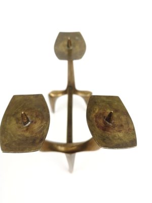 Brutalist Bronze Candelabra, 1960s-UWE-1351748