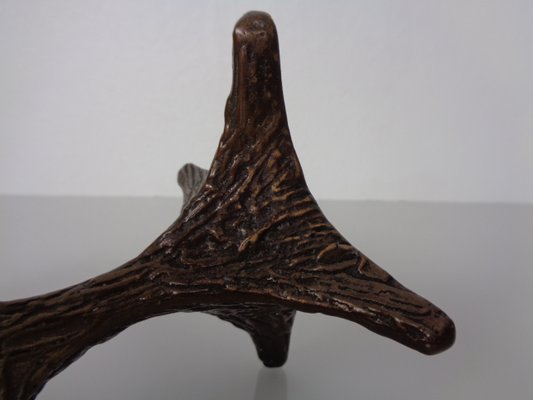 Brutalist Bronze Candleholder, 1960s-RDW-2040176