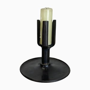 Brutalist Bronze Candleholder by Manfred Bergmeister, Germany, 1970s-QZ-1764966