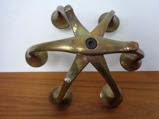 Brutalist Bronze Candleholder by Michael Harjes, 1960s-RDW-1729954