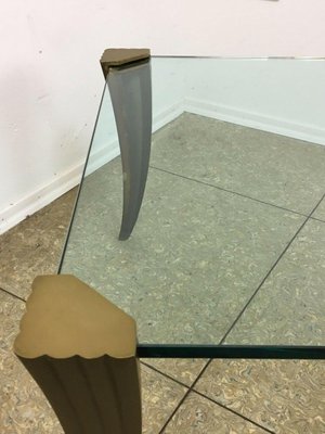 Brutalist Bronze Coffee Table by Peter Ghyczy, 1960s-EJL-1063000