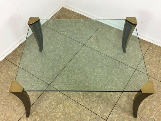 Brutalist Bronze Coffee Table by Peter Ghyczy, 1960s-EJL-1063000