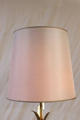 Brutalist Bronze Floral Lamp, 1970s-WEQ-1150732