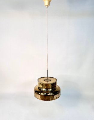 Brutalist Bumbling Pendant Lamp in Brass by Anders Pehrson for Ateljé Lyktan, Sweden, 1960s-JP-1799560