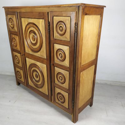 Brutalist Cabinet by Charles Dudouyt, 1940s-EAD-1705872