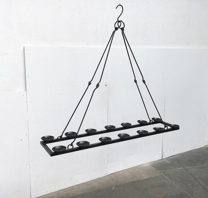 Brutalist Candleholder Chandelier-UAH-851081