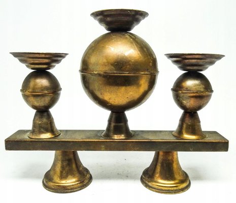 Brutalist Candleholder, Poland, 1970s-BKO-1417656