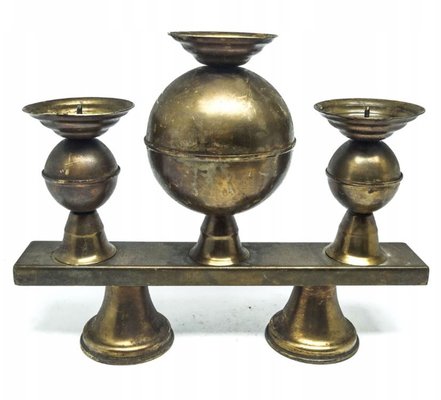 Brutalist Candleholder, Poland, 1970s-BKO-1417656