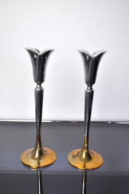 Brutalist Candlesticks by Art3, 1970, Set of 2-EJE-960090