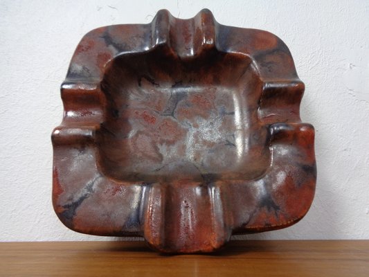 Brutalist Ceramic Ashtray, 1940s-RDW-1778538